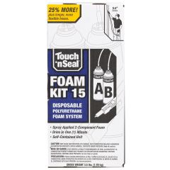 Touch N Seal  15 Kit with Hose and Thumb Nozzle, foam kit