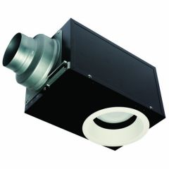 WhisperRecessed LED Ventilation Fan-Light, 0.8/1.0 Sone (80/66 CFM), Panasonic Bathroom Fan, Fans, Panasonic Bathroom Fans, 