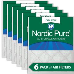 Nordic Pure Green 14" x 30" x 1" HVAC Filter 6-Pack