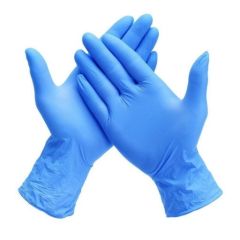 Medium, Latex Free, Powder Free, Non-Sterile, Disposable Nitrile Vinyl Gloves, 250pk