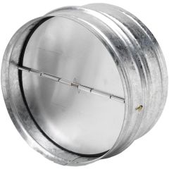 10 inch backdraft dampers with galvanized steel collar and lightweight aluminum damper blades
