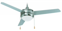 Energy efficient ceiling fan with integrated LED lighting
