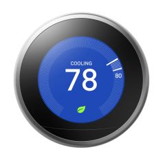 Google Nest Learning Thermostat-Silver