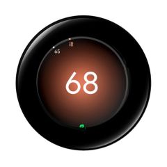 Google Nest Learning Thermostat (Gen 4) - Polished Obsidian