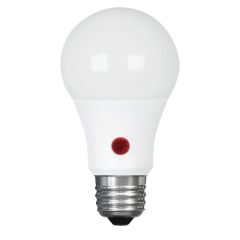 MaxLite 9w Soft White Light-Sensing A19 Bulb