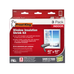 Frost King 42"x62" Window Insulation Kit 3-Pack