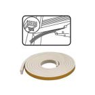 M-D 5/16" D x 9/32" W x 10' L Rubber Weatherstrip - White