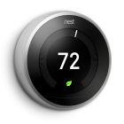 Google Nest Learning thermostat. Self-learning, self-programming smart thermostat to save 10-15% on energy bills